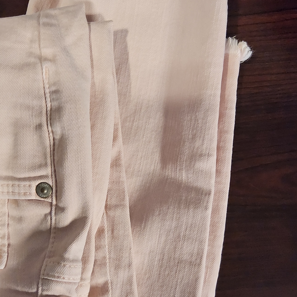 1 Preloved EUC Size 28 LOFT Pink Ankle Cropped Jeans - Picture 7 of 9